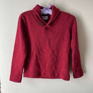 Boys red pullover sweater size 8